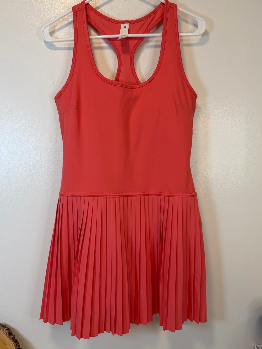 Yogalicious Lux Net Motion Racerback Pleaded Skirt Built in shorts & bra Large